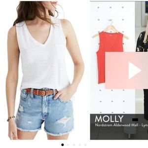 Madewell  White Tank